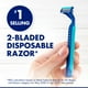 thumbnail image 4 of Gillette Maquinillas de Afeitar Desechables para Hombre con Cabezal Pivotante Sensor2 Plus, Color Azul, 10 Unidades, 4 of 8