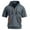 Dark Gray, variant on Men's Summer Short Sleeve Hooded Sweatshirt with Zipper Pocket, Oversized Casual Pullover for Sports, Warm Weather,Black,L