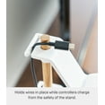 thumbnail image 5 of Yamazaki Home Controller Stand, White, Steel + Wood, Adjustable Tiers, 5 of 7