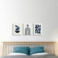 thumbnail image 6 of Set of 3 Blue Wall Art Prints, Modern Mid Century, Minimalist Geometric Wall Art, Navy Blue Wall Prints, for Living Room Bedroom Bathroom Gallery Boho Room Wall Decor -12"x16", 6 of 6