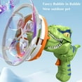 thumbnail image 5 of Holloyiver Dinosaur Bubble Machine with Bubble Refill Solution, Mini in Giant Bubbles Design, Bubble Gun Machine Blower Toy for Kids, Adults, Summer, Party Favors, Birthday Gift, 5 of 5