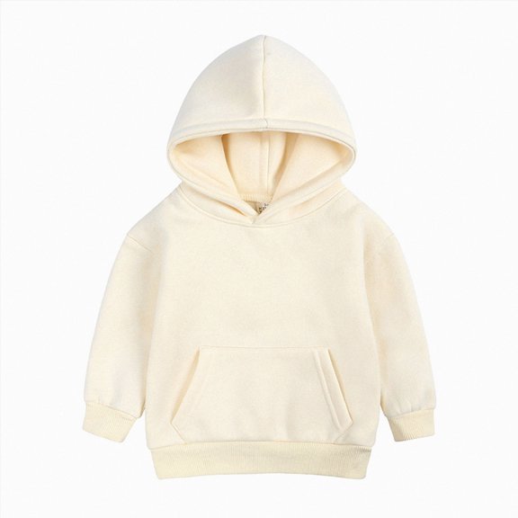 Hessimy 6-7 Years Toddler Boys Thermal Fleece-Lined Pullover Hoodie,Warm Winter Sweatshirt with Kangaroo Pocket,Kids Cozy Wear