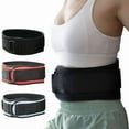 thumbnail image 2 of FitAura 1Pcs Adjustable Sport Weightlifting Powerlift Belt Fitness Dumbbell Barbell Squat Training Lumbar Support Waistband Band (Red,S), 2 of 7
