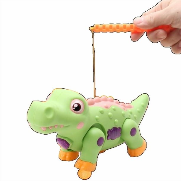 Linterna de dinosaurio portátil para niños pequeños | Juguete educativo musical con luz para niños y niñas de 1 a 3 años | Desarrollo sensorial, motricidad fina, regalo interactivo