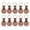 round-Antique Bronze Plated, variant on 10Pcs Lightweight Keychains Unfinished Keychains Suitable For Crafting Painting And Individualized Pendant