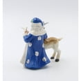 thumbnail image 5 of Ceramic Blue Santa Claus Reindeer Salt Pepper Shakers, 5 of 5