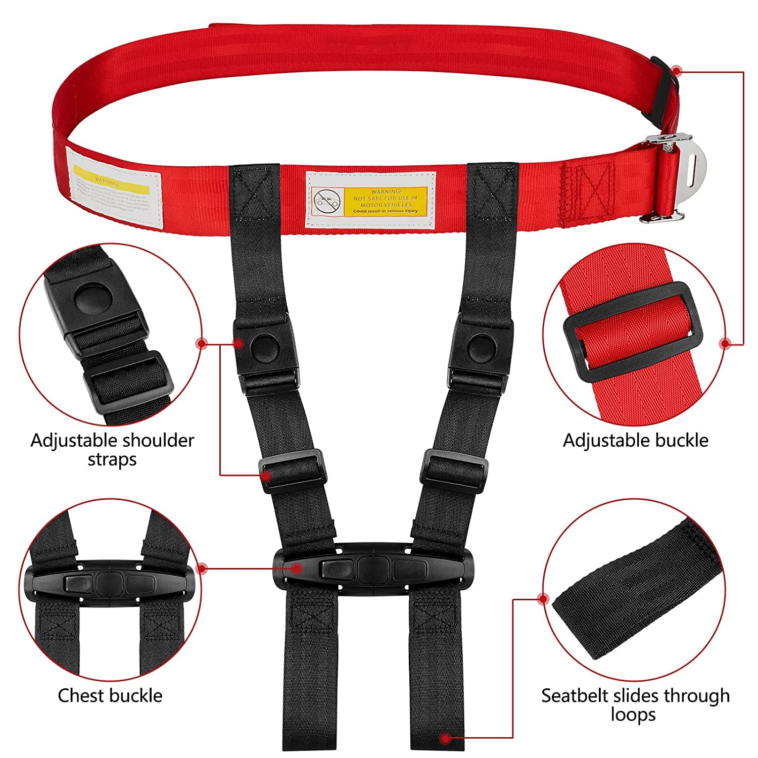 Portable Child Airplane Safety Travel Seat Belt Infant Safety Travel