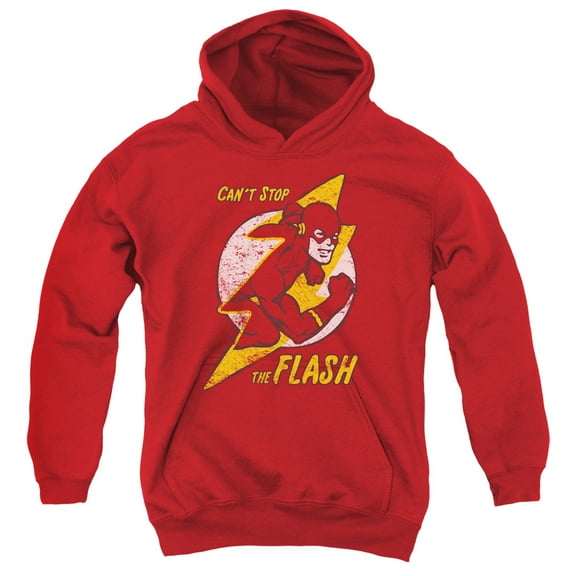 Dc Flash - Flash Bolt - Youth Hooded Sweatshirt - X-Large