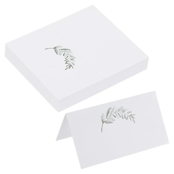 Reserved Table Signs,Green Leaf Place Cards for Table at Restaurant,Wedding Reception,Business Meeting,Christmas 20Pcs