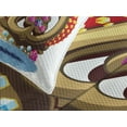 thumbnail image 4 of Ambesonne King Quilted Bedspread Set 3 Pcs, Royal Noble Family Crown, Queen Size, Multicolor, 4 of 5