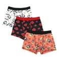 thumbnail image 1 of Naruto Anime Cartoon Mens 3-Pack Boxer Briefs Set, Black, XX-Large, 1 of 4