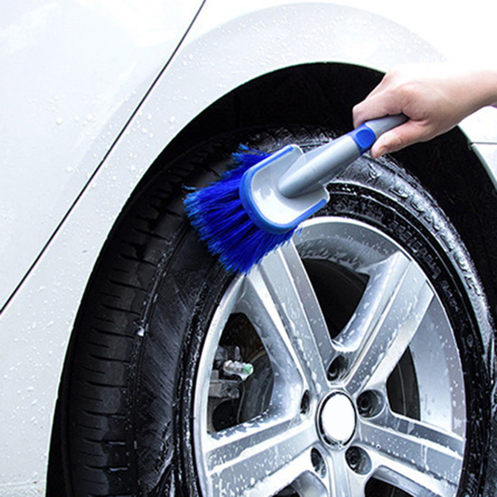 ITTAHO Tire Brush, Soft Bristle Car Detailing & Upholstery Wheel Brush Auto  Cleaner - 2 Pack 