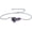Amethyst, variant on Dragon Bracelet for Women 925 Sterling Silver Dragon with Heart Cut Birthstone Link Bracelet