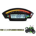 thumbnail image 3 of Pantalla Digital Lcd, Odómetro, Instrumento Lcd A Color De 6 Velocidades, Velocímetro, Temperatura Del Agua, Medidor De Aceite, Piezas Modificadas Universales Para Motocicleta Methold VI004411-00, 3 of 7
