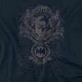 thumbnail image 2 of Batman Dark Knight Heraldry Women's T Shirt, Navy, 2X-Large, 2 of 6