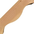 thumbnail image 3 of 5 1/2"W x 8"D x 8"H Funston Smooth Knee Brace, Western Red Cedar, 3 of 4