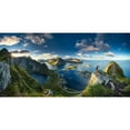 thumbnail image 3 of Nicholas Roemmelt, Dr. 14x9 Black Modern Framed Museum Art Print Titled - Reinebringen views, 3 of 5