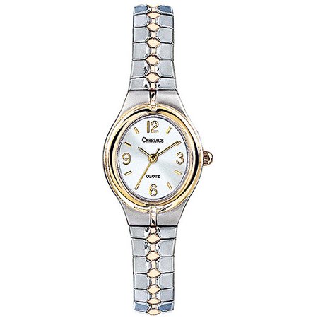 Carriage by Timex Women's Cassandra Watch, Two-Tone Stainless Steel ...