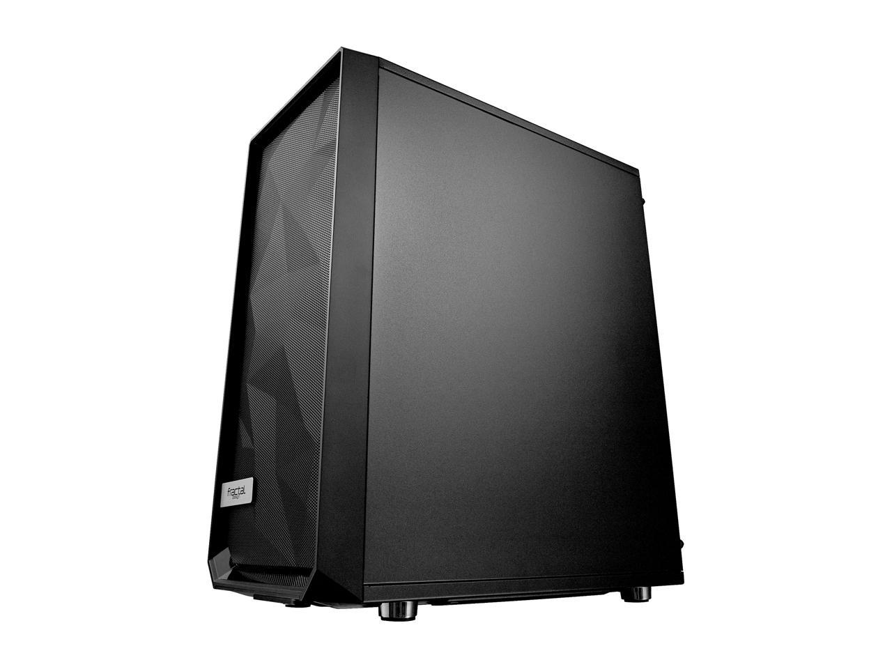 Fractal Design Meshify C Black ATX High-Airflow Compact Light Tint Tempered Glass Mid Tower Computer Case - image 5 of 20