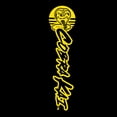 thumbnail image 2 of Bioworld Cobra Kai Yellow Snake Logo Youth Black Joggers-Medium, 2 of 3