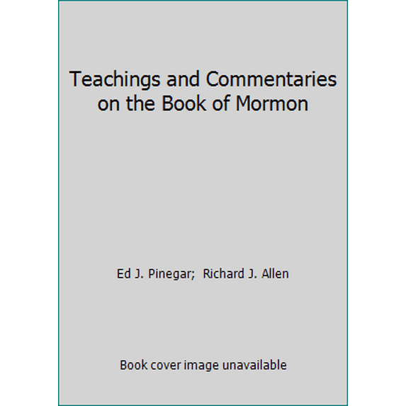 Pre-Owned Teachings and Commentaries on the Book of Mormon (Hardcover) 1591562961 9781591562962