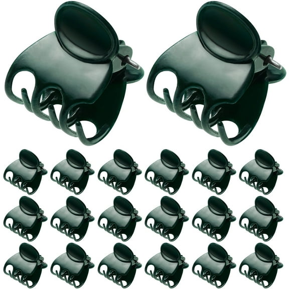 60pcs Orchid Vine Clips Plastic Plant Support Clips Orchid Clips Plant Ties Trellis Fixing Clips