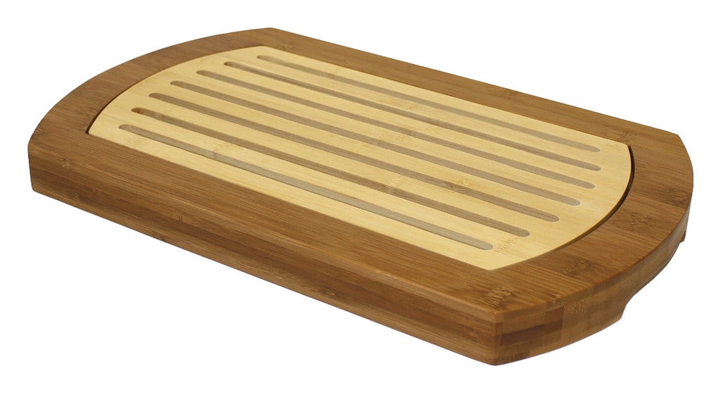 Simply Bamboo MultiPurpose TwoTone Bamboo Crumb Tray / Cutting Board