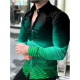 thumbnail image 1 of Camisas hawaianas con estampado de leopardo para hombre, camisa de moda para hombre, blusa de manga larga, blusa playera con solapa, ropa para hombre, camisa Voion con cuello vuelto para adolescentes, 1 of 6