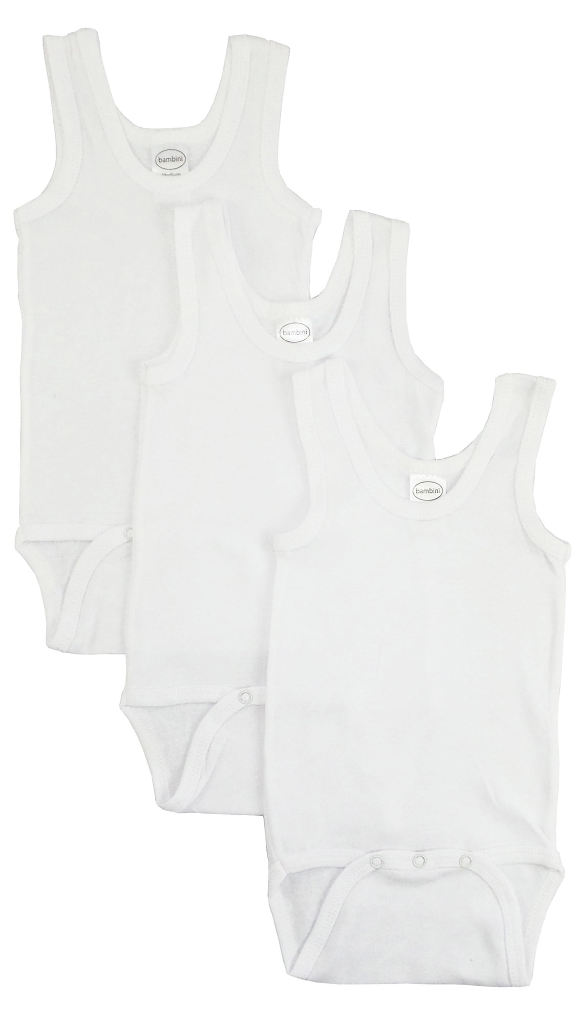 white sleeveless onesie