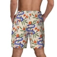 thumbnail image 4 of Goofa Snake Printed Men's Swim Trunks Board Shorts Quick Dry Mens Swimming Trunks with Compression Liner,Breathable Fit Hawaii Beach Shorts-Small, 4 of 9