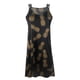 thumbnail image 4 of Vestido de mujer con falda de tirantes con doble hombro estampado con cuello en V sin rastro para mujer Fridja  hjkh7416, 4 of 5