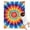 Rainbow Tie Dye, variant on Rainbow Tie Dye Sunburst Blanket,Comfortable Soft Flannel Throw Blanket,All Season,Warm Lightweight Blankets for Sofa Bed Couch Living Room Chair,30"x40"
