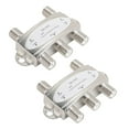 thumbnail image 4 of Interruptor Diseqc 1.0, Interruptor de Señal Satelital Con Platado Ni 950 A 2400MHz 2pcs para lnb, 4 of 7
