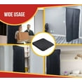 thumbnail image 5 of 4 Pack Black Quilted and Padded Door Moving Cover - 39"x79" Polyester Washable and Reusable Furniture Door Blanket for Interior Exterior Use, 5 of 9