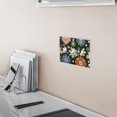 thumbnail image 5 of Yayeee Toggle Light Switch Wall Plate 3-Gang 6.37"x4.48" Decorative Outlet Cover, Blue Geometric Flowers, 5 of 7