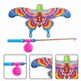 thumbnail image 5 of Children Kite Toy Cartoon Eagle Foldable Mini Plastic Toys Kite Hand Brake Fishing Rod  Butterflies For Kids Outdoor Toy For Fun, 5 of 9
