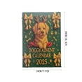 thumbnail image 2 of Calendario de Adviento de 2026 para perros y gatos | Calendario de Adviento de 24 días con miniadornos para perros y lazos colgantes | Decoraciones festivas de corgi, caniche y beagle para amantes, 2 of 3