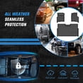 thumbnail image 5 of Nilight TPE Floor Mats for Ford F150 F-150 SuperCrew Crew Cab Bucket Seat 2010 2011 2012 2013 2014, All Weather Custom Fit Heavy Duty Floor Liners, 5 of 7