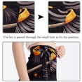 thumbnail image 3 of Broom Chiffon Summer Beach Dress for Women with Polyester Straps, 3 of 6
