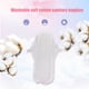 thumbnail image 4 of 3 piezas de compresas finas de algodón reutilizables, compresas sanitarias suaves, lavables, impermeables, para higiene femenina, 4 of 12