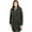 Army Green, variant on SAOL 100% Merino Wool Women's Aran Zip Hooded Irish Cardigan Sweater Celtic Cable Knit Long Jacket Made in Ireland