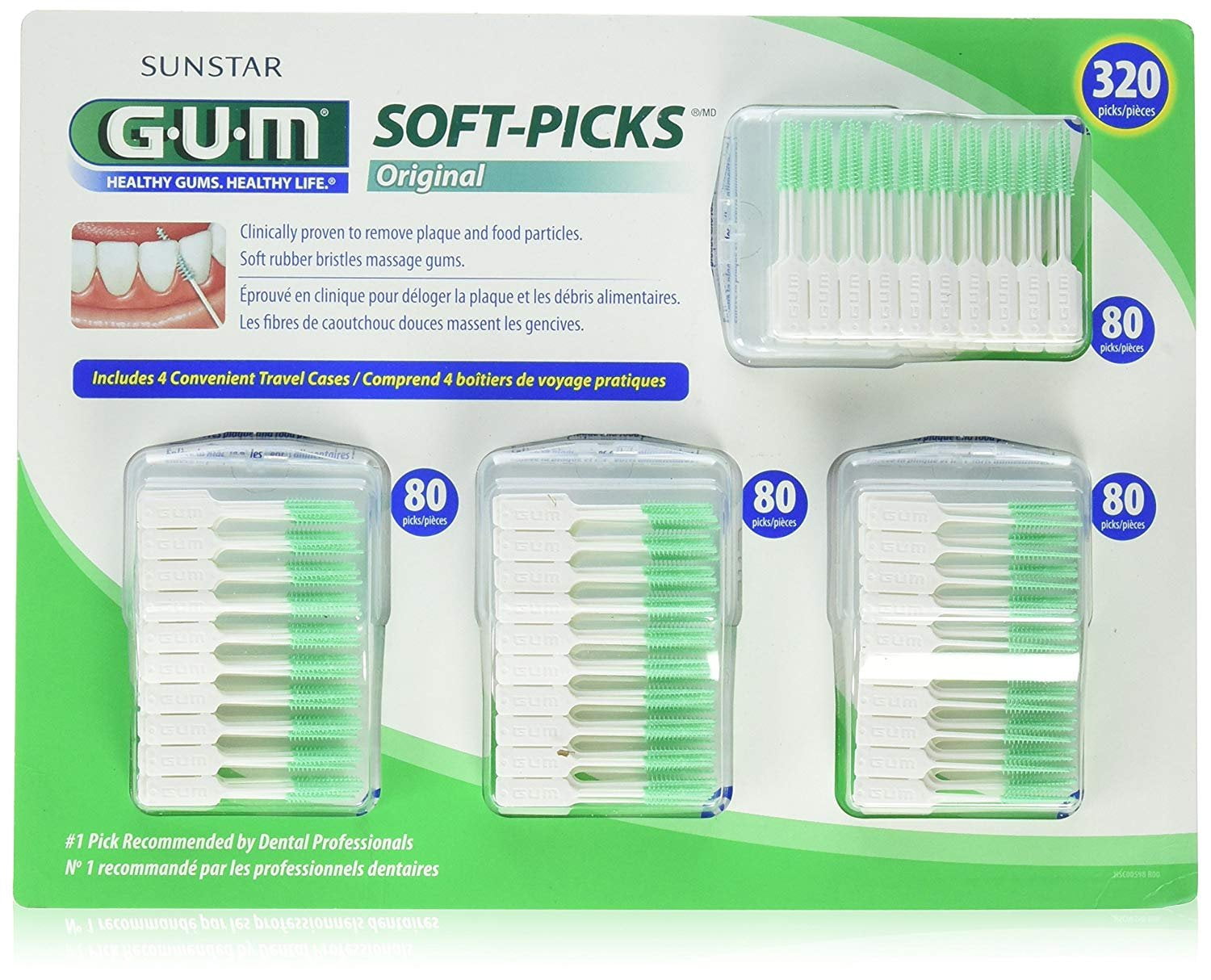 GUM SoftPicks Original 320 Count