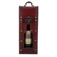 thumbnail image 1 of Coffret de rangement vintage pour vin rouge, coffret cadeau portable en bois avec poignée, 1 of 4