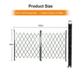 thumbnail image 2 of M optimized Foldable Security Gate, Aluminum Expandable Fence Portable Safety Barrier with Casters Retractable Driveway Gates 360°Rolling Barricade Gate Mobile Barricade Safety Barrier, 2 of 7