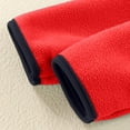 thumbnail image 4 of Jinhomg Little Kids Warm Outfits Comfy Long Sleeve Zip Up Hooded Jacket and Solid Pant Boys Girls 2 Piece Soft Thermal Polar Fleece Set Limited Time Red 8 Years, 4 of 7