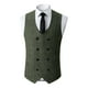 thumbnail image 1 of Camiseta sin mangas con cuello en V para hombre, color liso, sin mangas, cuello en V, informal, de moda, blusa para hombre, 1 of 6