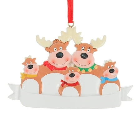 

1pc Christmas Tree Pendant Resin Elk Pendant Festival Wall Hanging Decor