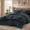 Blue Grey, variant on Amberspace Embroidery 7-piece Bed in a Bag Queen Comforter Set with Sheets,Burnt Orange
