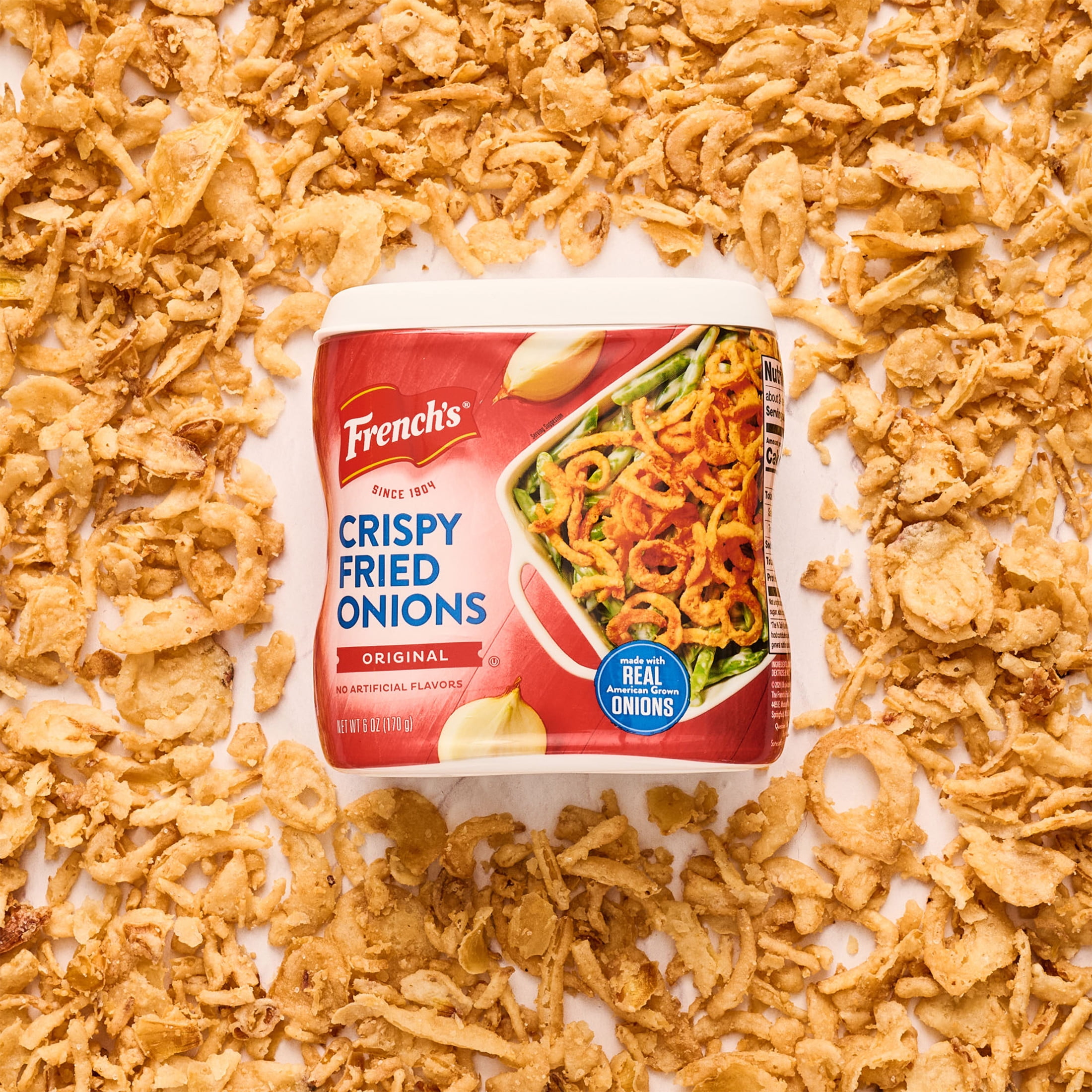 French's Kosher Original Crispy Fried Onions, 6.0 oz Can