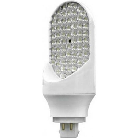 

Dabmar Lighting DL-T-LED-66-65K-W Revolvable T-4 Pin G24 Base LED 3.3 watt 66 LED 120 V Lamp White
